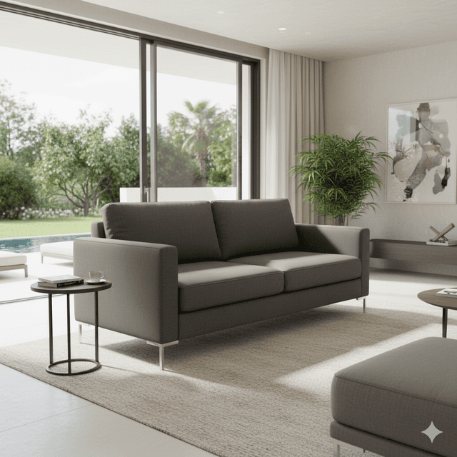 Aurora 3-Seater Minimalist Sofa3